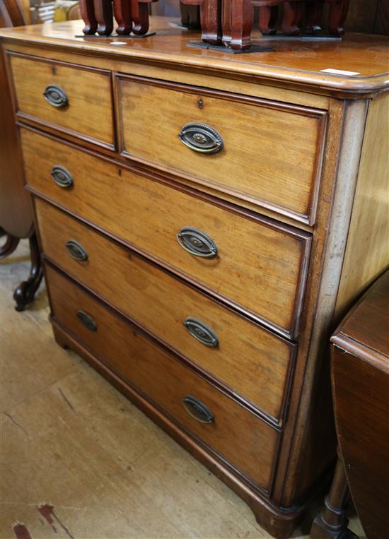Victorian mahogany chest of drawers